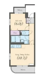 アルエット湘南【3階】の間取り
