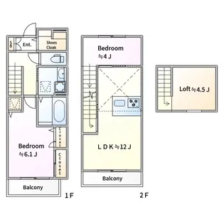 ラフレイズの間取り