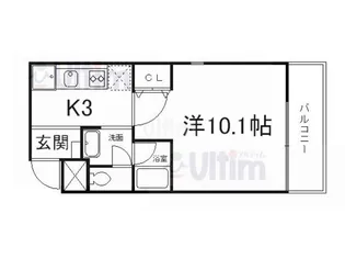 SCABBARD東山【2階】の間取り