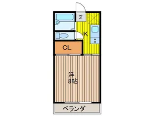 ハイツ伊藤【3階】の間取り