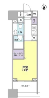パークフラッツ中目黒【4階】の間取り