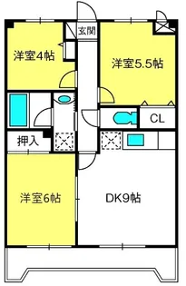 グランパレスNSK【1階】の間取り