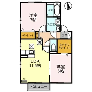 アミターバー【1階】の間取り