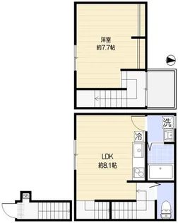 Terrace世田谷上町【2階】の間取り
