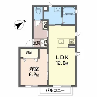 シャーメゾンソフィア【2階】の間取り
