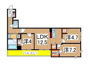 グランディヴィラ柏の葉キャンパス【2階】の間取り
