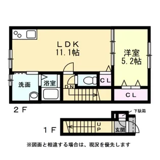 グランスイート大町【2階】の間取り