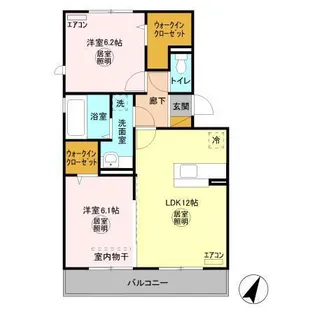 COMFORTIA コンフォーティア【3階】の間取り
