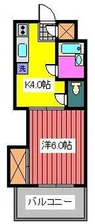 キザワコーポ【3階】の間取り