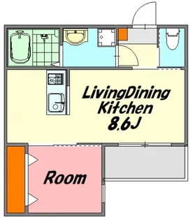 アドバンス舟入南【2階】の間取り