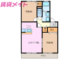 ステラ【1階】の間取り