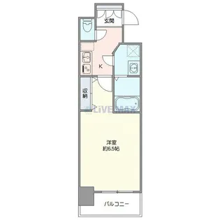 メゾン・ド・ヴィレ芝大門【7階】の間取り