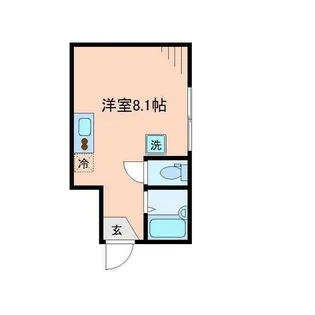 ポモドーロ三軒茶屋【1階】の間取り