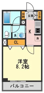 AMAZING RESIDENCE【3階】の間取り