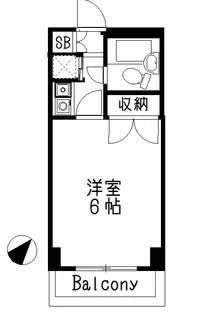 藤和シティコープ荻窪【5階】の間取り