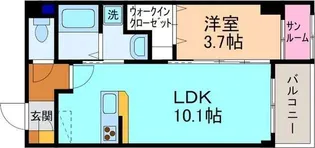 ドリーム堀【2階】の間取り