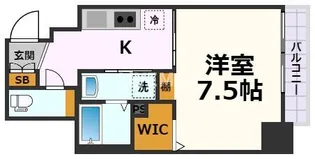 マリーベル栄【3階】の間取り