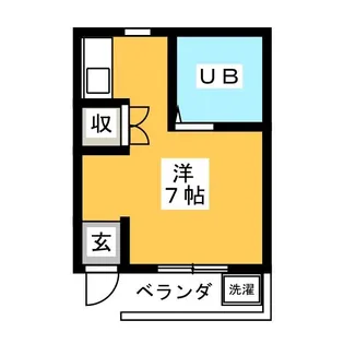 バンビ小鹿【2階】の間取り