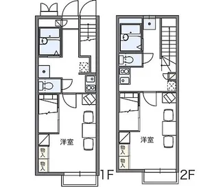 樫の木【2階】の間取り