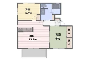 サンハイム【1階】の間取り