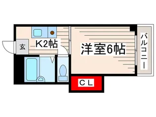 ルミエ-ル東葛西【2階】の間取り