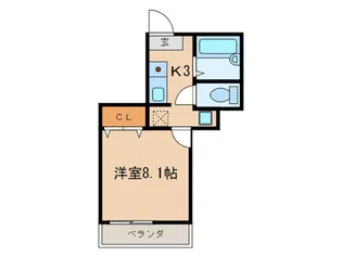 ドマ-レ平川【3階】の間取り