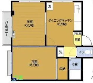 ユニメント飯田【3階】の間取り