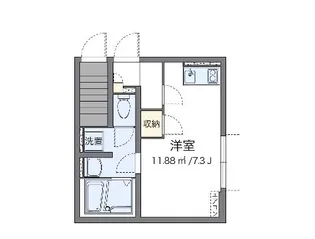 クレイノHiruma【1階】の間取り