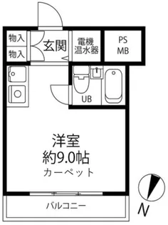 秀和日本橋箱崎レジデンス【4階】の間取り