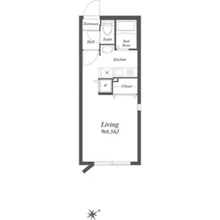 MODULOR代々木公園【2階】の間取り