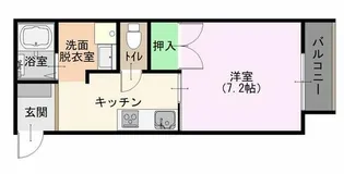 コーポベガ【1階】の間取り