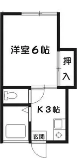 エクセル厚木【1階】の間取り