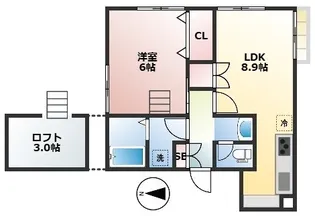 COCOL.POINT【1階】の間取り