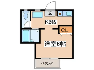 ベルシャト-【2階】の間取り