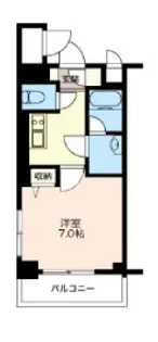 LaSante品川シーサイドII【3階】の間取り