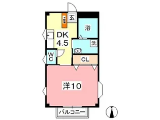BELLAGIO【4階】の間取り