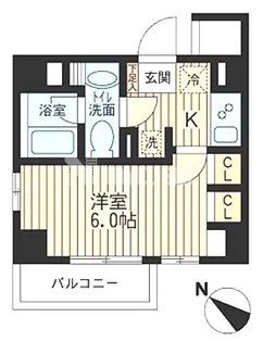 ユニフォート目黒中町【1階】の間取り