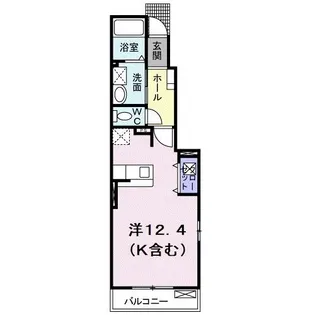 サンリットハウスIV【1階】の間取り