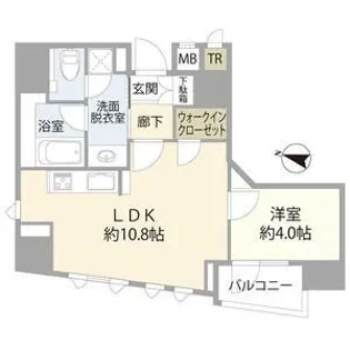 リビオレゾン小石川【12階】の間取り