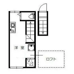 サークルハウス板橋区役所前弐番館【2階】の間取り