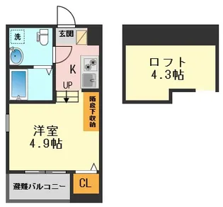 AMANDARI【1階】の間取り