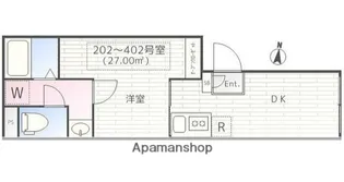 THE PARK EXIA 神楽坂【3階】の間取り