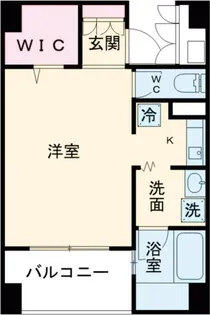ヴィラフリーデ瓦町【4階】の間取り