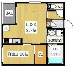 REGALEST北野田【1階】の間取り