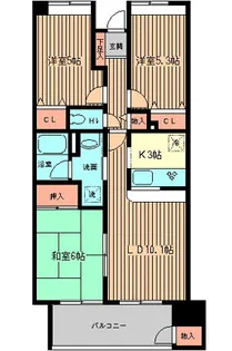 サンハイク7東小金井【3階】の間取り