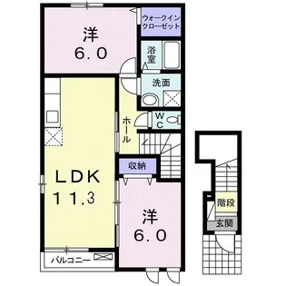 ベルフォーレIII【2階】の間取り
