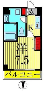 ジョワ コーオペラシオン【3階】の間取り