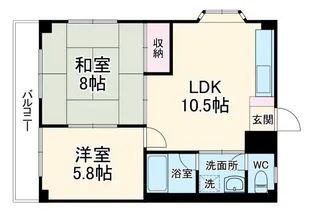 小林ビル【2階】の間取り