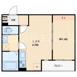GRADUS川口元郷II【1階】の間取り