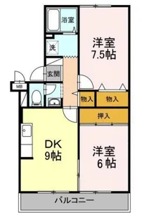 ピアエスポワール【3階】の間取り